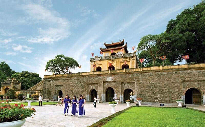 Di sản thế giới Ho&agrave;ng th&agrave;nh Thăng Long.