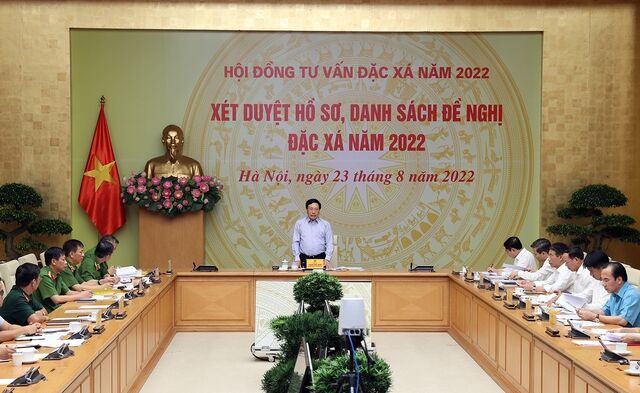Hội đồng Tư vấn đặc xá họp xét duyệt hồ sơ đặc xá năm 2022 - Ảnh 2. Hội đồng Tư vấn đặc xá họp xét duyệt hồ sơ đặc xá năm 2022 - Ảnh 2.