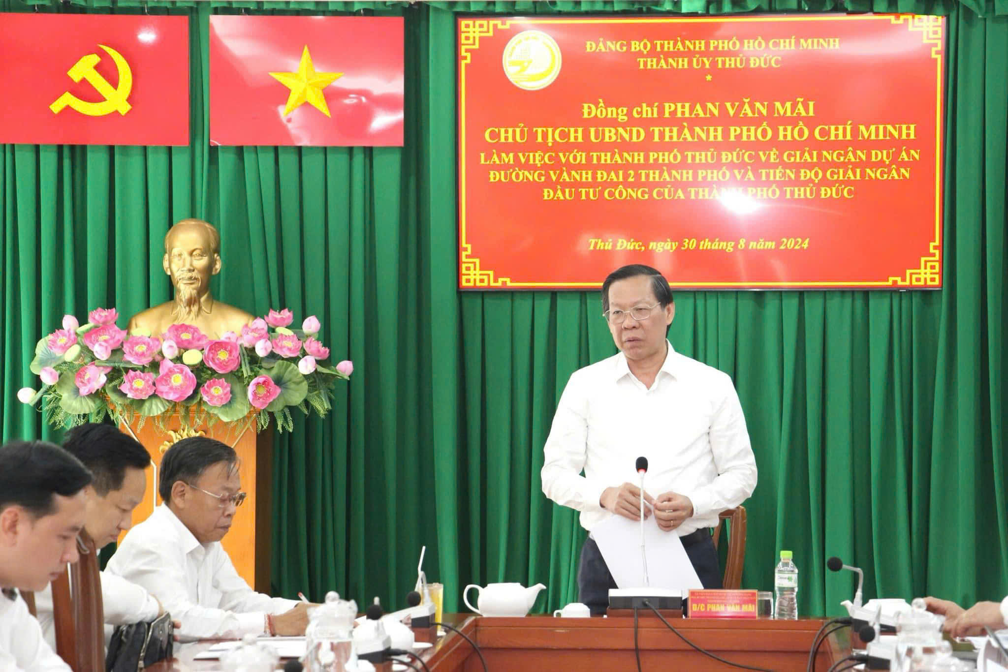 đồng chí: Nguyễn Hữu Hiệp, UVBTV Thành ủy TP.HCM, Bí thư Thành ủy Thủ Đức