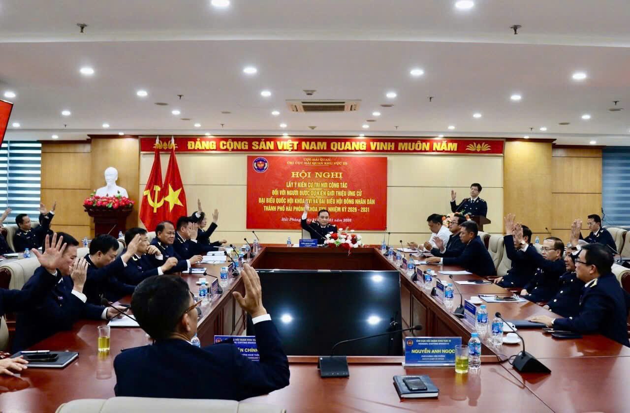 Hội nghị nhất trí giới thiệu đồng chí Vũ Anh Tuấn tham gia ứng cử đại biểu Quốc hội khóa XVI và đại biểu HĐND thành phố Hải Phòng khóa XVII, nhiệm kỳ 2026–2031.