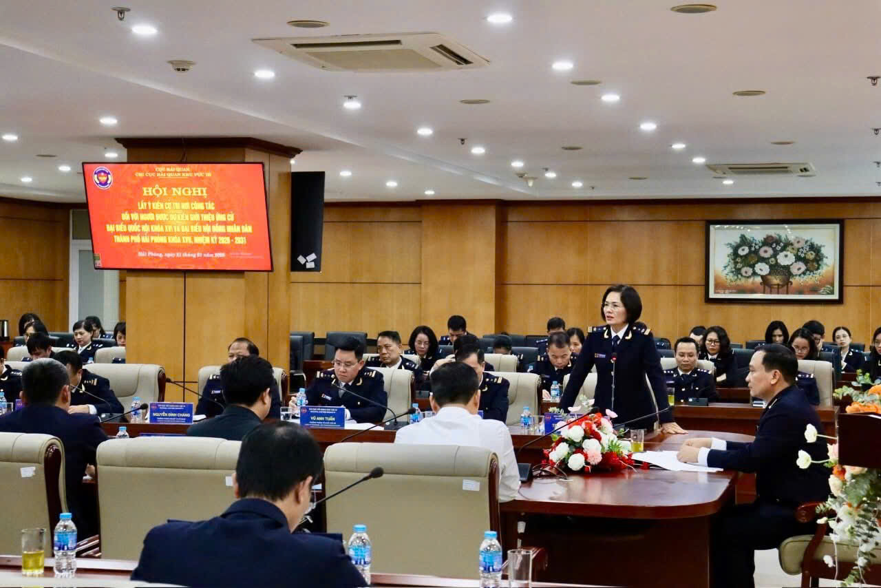 Việc giới thiệu cán bộ ứng cử diễn ra trong bối cảnh năm 2025 là năm có nhiều dấu ấn quan trọng của ngành Hải quan. 