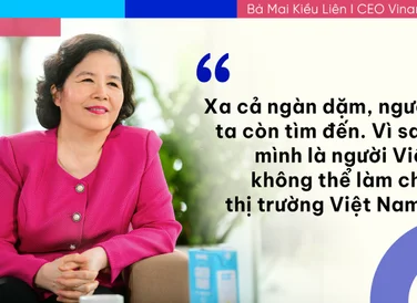Cuối thập niên 90, Việt Nam là một trong những thị trường hấp dẫn với các doanh nghiệp có vốn đầu tư nước ngoài (FDI) và việc liên doanh với đối tác ngoại trở thành xu hướng. Trong hầu hết các thương vụ, khối FDI thường nắm giữ 70% cổ phần, chiếm quyền điều hành chi phối. Với suy nghĩ Vinamilk có đầy đủ nguồn lực và am hiểu thị trường trong nước để có thể tự đi trên đôi chân của mình, bà Liên cùng các đồng sự quyết định không liên doanh, giữ thương hiệu Việt. Sau nhiều năm nhìn lại, bà vẫn cho rằng: “Có Vinamilk ngày nay là nhờ quyết định đó”.