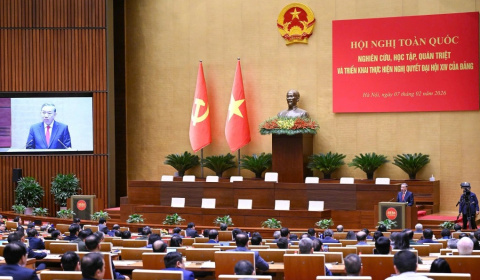 Phát biểu của Tổng Bí thư Tô Lâm tại Hội nghị toàn quốc nghiên cứu, học tập, quán triệt và triển khai thực hiện Nghị quyết Đại hội XIV của Đảng