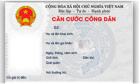 Hà Nội cấp thẻ căn cước gắn chip “tại chỗ” từ 1/1/2021