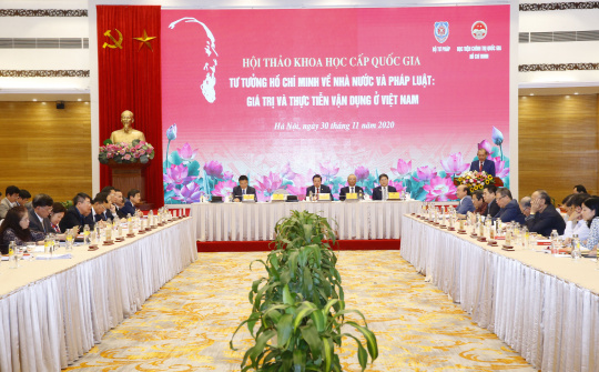 Hội thảo “Tư tưởng Hồ Chí Minh về Nhà nước và pháp luật: Giá trị và thực tiễn vận dụng ở Việt Nam”