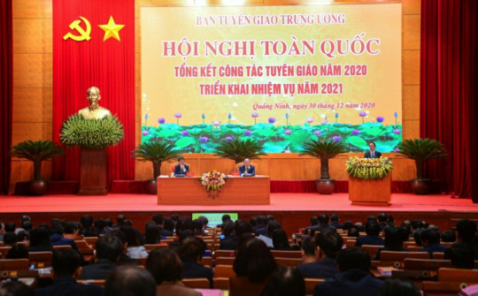 Hội nghị toàn quốc tổng kết công tác tuyên giáo năm 2020 và triển khai nhiệm vụ năm 2021