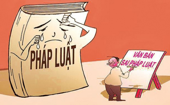 Nhiều văn bản trái pháp luật đã được xử lý kịp thời
