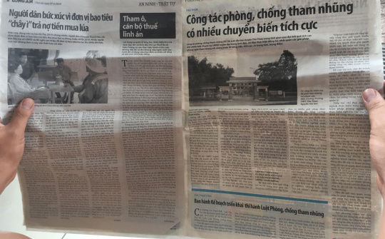 Vai trò, trách nhiệm của báo chí trong đấu tranh phòng chống tham nhũng, tiêu cực là vô cùng quan trọng