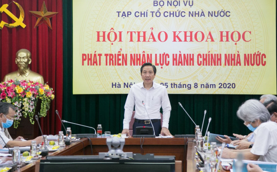 Hội thảo khoa học "Phát triển nhân lực hành chính nhà nước"