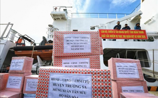 Gửi Tết ra huyện đảo Trường Sa