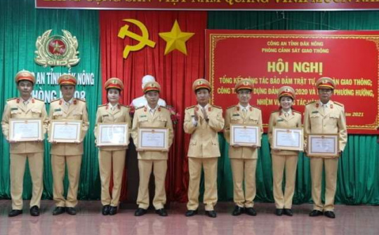 Lực lượng CSGT Đắk Nông: Tổng kết công tác hoạt động năm 2020