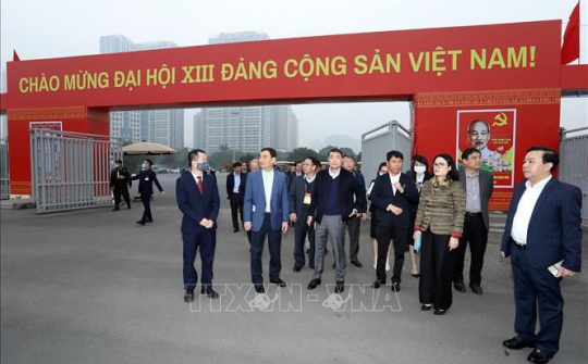Kiểm tra công tác chuẩn bị phục vụ Đại hội XIII của Đảng