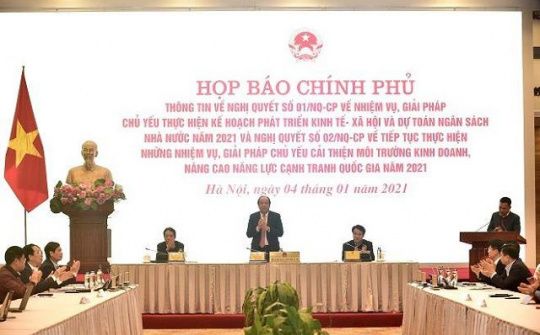 Chính phủ đề ra mục tiêu tăng trưởng GDP năm 2021 đạt 6,5%