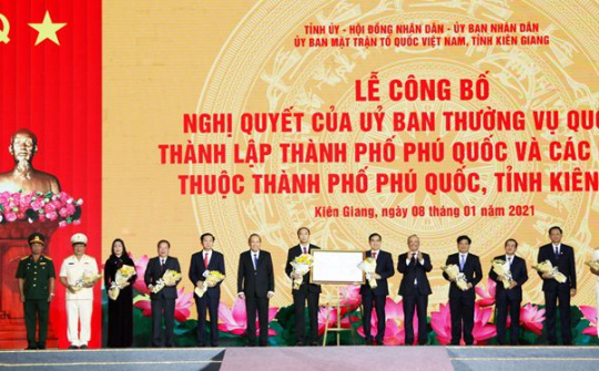 Lễ công bố Nghị quyết thành lập TP Phú Quốc