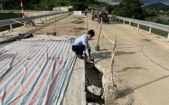 Krông Bông (Đắk Lắk): Cầu Cư Păm hư hỏng sau hơn 4 tháng thông xe