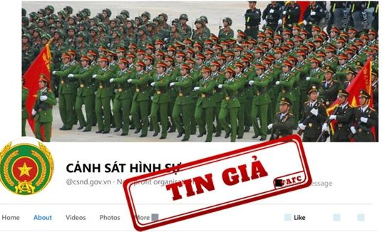 Cẩn trọng với fanpage giả mạo các cơ quan chức năng