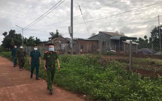 Công an huyện Krông Nô xung kích thực hiện nhiệm vụ “kép”