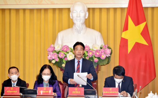 Công bố Lệnh của Chủ tịch nước về 2 luật vừa được Quốc hội thông qua