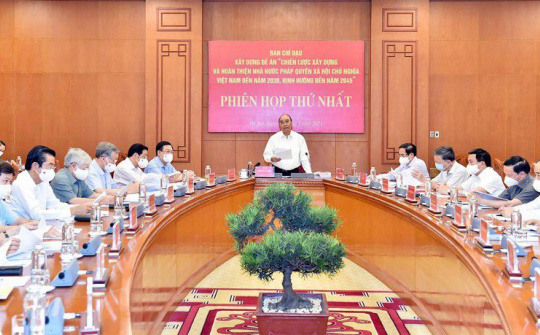 Hoàn thiện hệ thống pháp luật, góp phần xây dựng Nhà nước pháp quyền XHCN