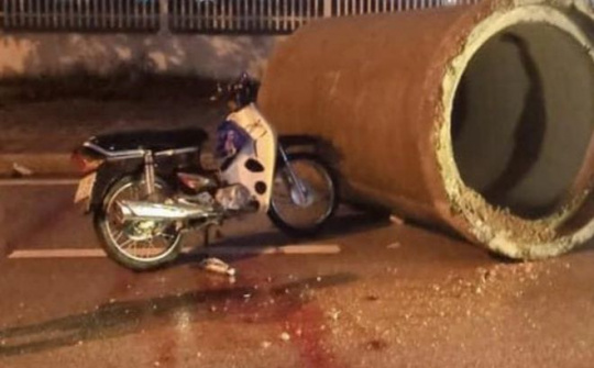 Thái Nguyên làm rõ vụ việc 2 người đi xe máy đâm vào ống cống tử vong