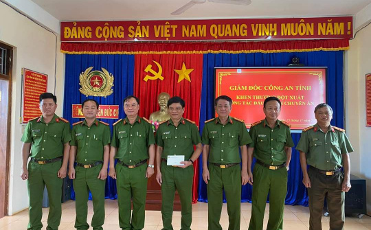 Gia Lai: Thưởng nóng cho tập thể Công an huyện Đức Cơ