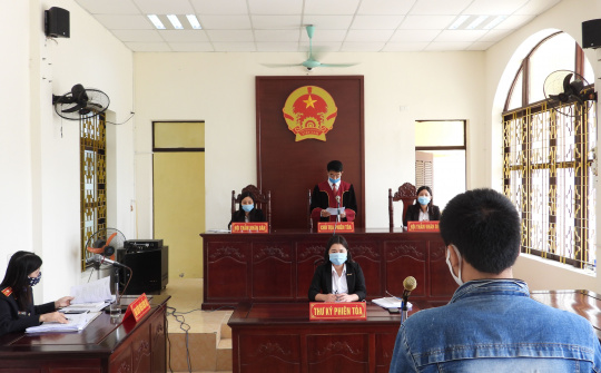 Toà án nhân dân huyện Hậu Lộc: Xét xử vụ án “Trộm cắp tài sản”