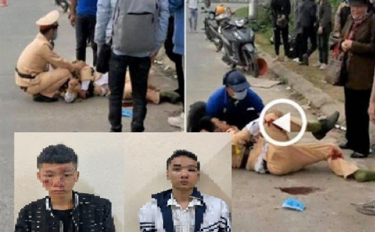 Vĩnh Phúc: Khởi tố 2 bị can 17 tuổi tông xe gãy chân Thượng úy CSGT huyện Bình Xuyên