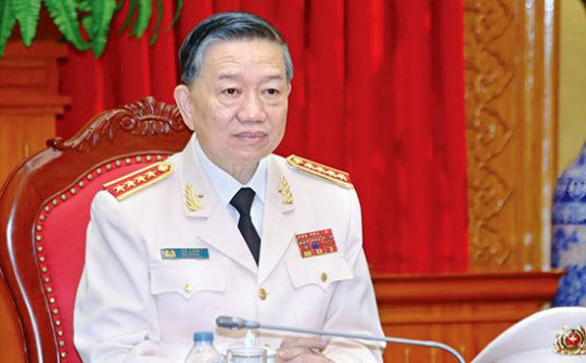 Bộ trưởng Tô Lâm gửi Thư chúc mừng cán bộ, đoàn viên, thanh niên lực lượng Công an nhân dân