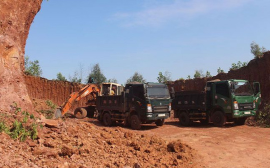 Thái Nguyên: Quyết liệt ngăn chặn khai thác đất trái phép