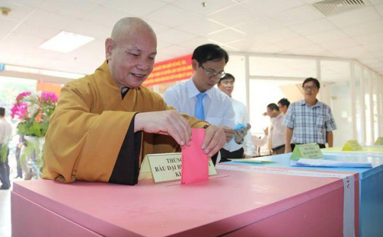 Vận động tín đồ các tôn giáo tích cực tham gia bầu cử