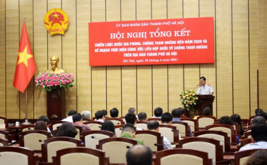 Thành phố Hà Nội phấn đấu xóa bỏ tình trạng "xin - cho" để phòng, chống tham nhũng