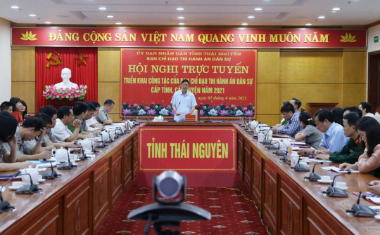 Ban chỉ đạo Thi hành án dân sự Thái Nguyên phát huy vai trò trong giải quyết các vụ án lớn