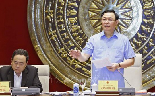 Chủ tịch Quốc hội Vương Đình Huệ: Cần có chiến lược xây dựng pháp luật trong 5 năm tới