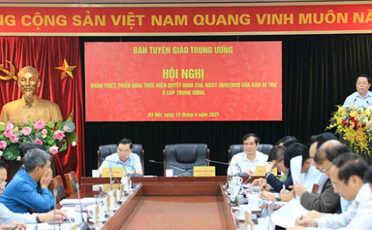 Thống nhất nhận thức, hành động thực hiện Quy chế 238