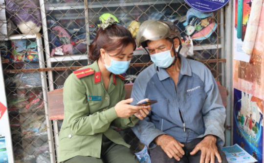 Công an tỉnh Đắk Nông: Tuyên truyền công tác bầu cử tại huyện Cư Jút