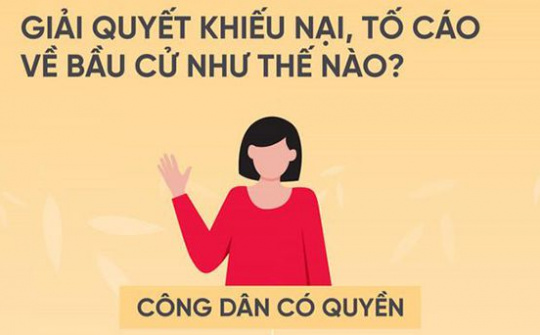 Khiếu nại, tố cáo trong bầu cử đại biểu Quốc hội và đại biểu Hội đồng nhân dân các cấp