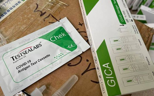 Thận trọng khi mua bộ kit test nhanh COVID-19