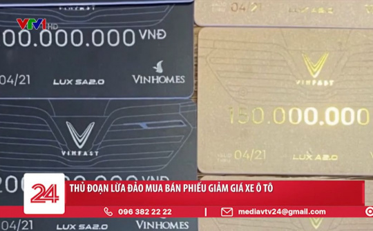 Thủ đoạn lừa đảo mua bán phiếu giảm giá xe ô tô