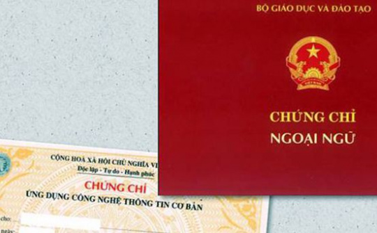 Bộ Nội vụ: Đề xuất bỏ yêu cầu bắt buộc về chứng chỉ ngoại ngữ, tin học
