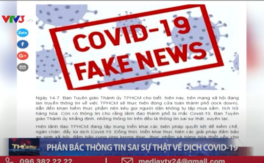 Phản bác những thông tin sai sự thật về dịch COVID-19 tại Việt Nam