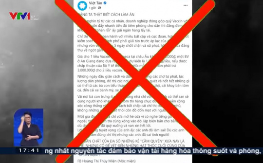 Tràn lan thông tin sai sự thật về chống dịch COVID-19 tại Việt Nam