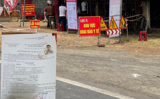 Bắt giữ đối tượng truy nã trong quá trình thực hiện nhiệm vụ phòng, chống dịch Covid-19