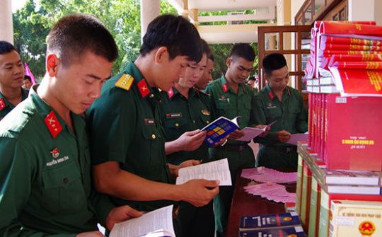 Phát huy vai trò của lực lượng Quân đội nhân dân trong phổ biến, giáo dục pháp luật