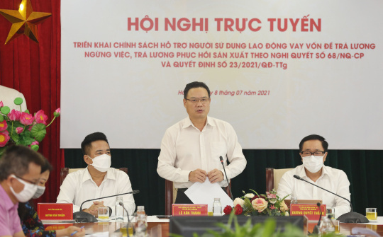 Hỗ trợ vay vốn theo Nghị quyết số 68: Phục vụ tại nhà, giải ngân tại xã