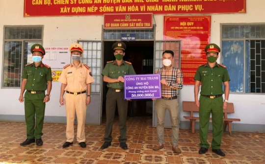 Đắk Nông: Công an huyện Đắk Mil chung sức, chung lòng phòng, chống đại dịch Covid-19