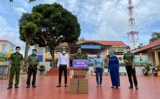 Đắk Nông: Công an huyện Đắk Mil chung sức, chung lòng phòng, chống đại dịch Covid-19