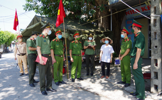 Lực lượng Công an nhân dân tích cực phòng, chống dịch Covid-19, bảo đảm an ninh, trật tự