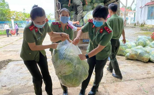 Công an Đắk Nông tiếp tục triển khai các hoạt động chung tay phòng, chống dịch Covid-19