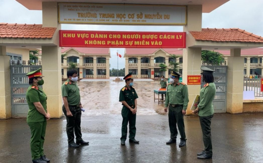 Đắk Nông: Công an huyện Đắk Glong chung tay phòng, chống dịch COVID-19