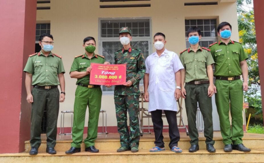 Tuổi trẻ Phòng Cảnh sát hình sự Công an tỉnh Đắk Nông chung tay cùng lực lượng tuyến đầu  chống dịch